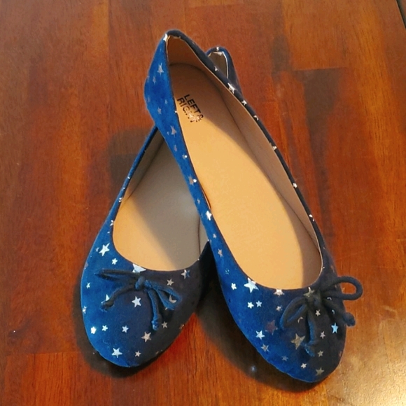 Girls Left and Right brand star flats - Picture 3 of 5